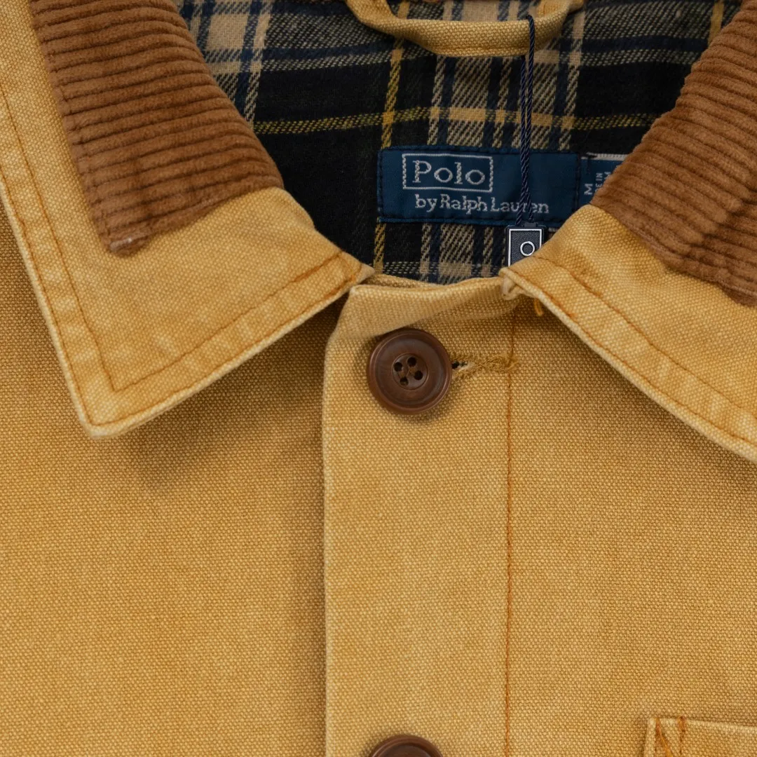 P640 top version (difference in currency) You can scan the code to enter the official website Style: Ralph Lauren POLO Ralph Lauren original open-mold Barn style heavy-duty washed and distressed second-hand jacket Color: picture color Size: M-XXL Fabric: denim canvas Accessories: a full set of customized accessories No gender distinction, the same style for men and women